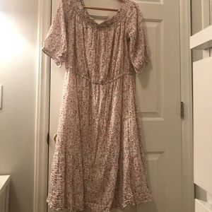Old Navy Floral Printed Midi Dress